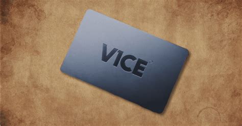 vice card setup